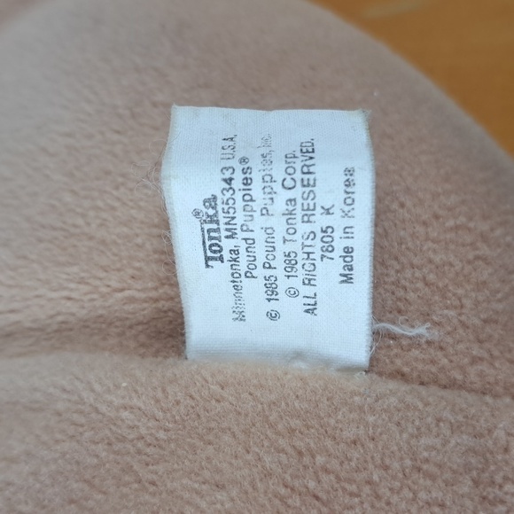 Vintage lot of 2 Tonka Pound Puppies collectible plush stuffed animals - Picture 8 of 9